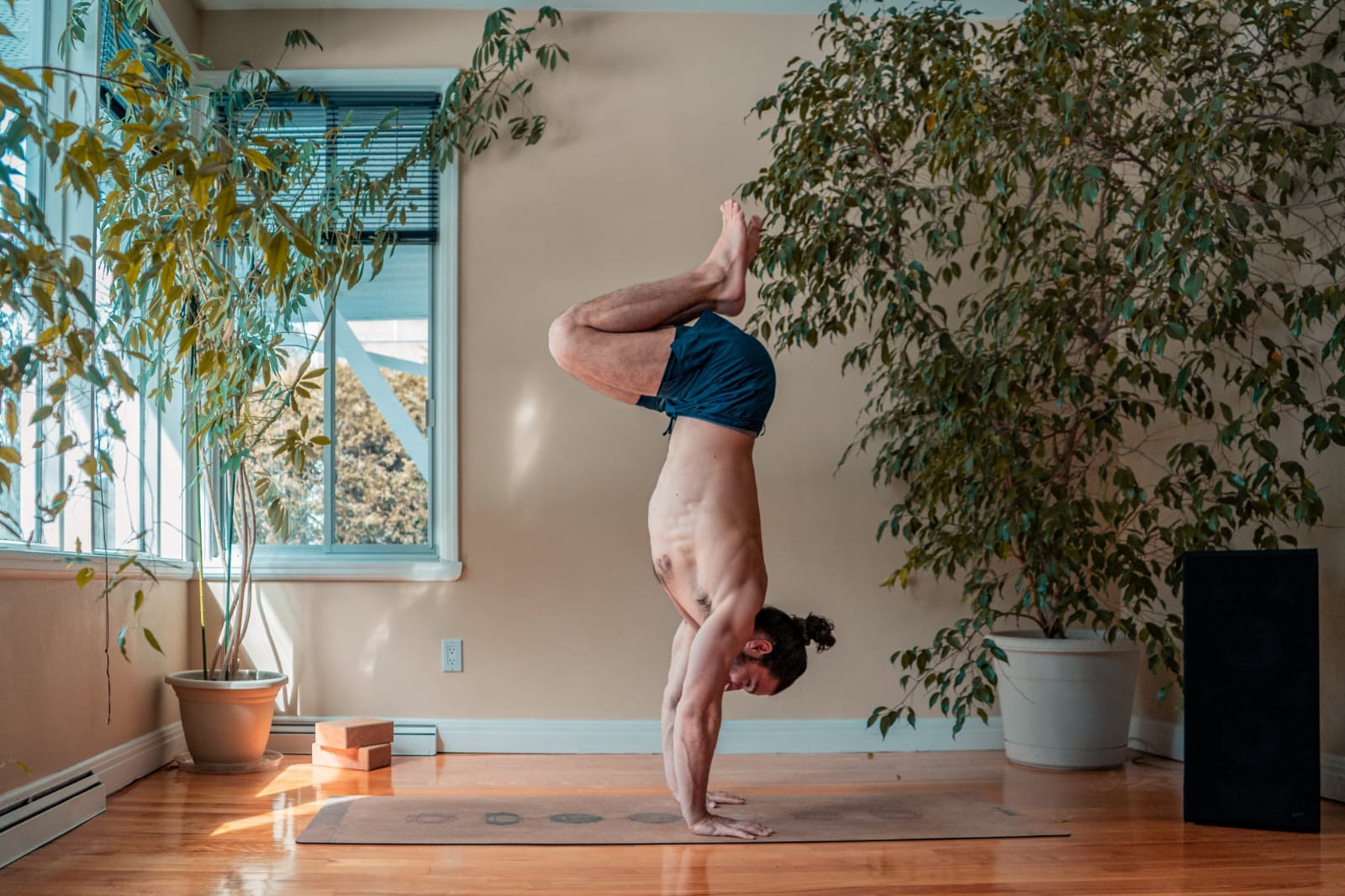 Mathias Soler en séance de musculation fonctionnelle